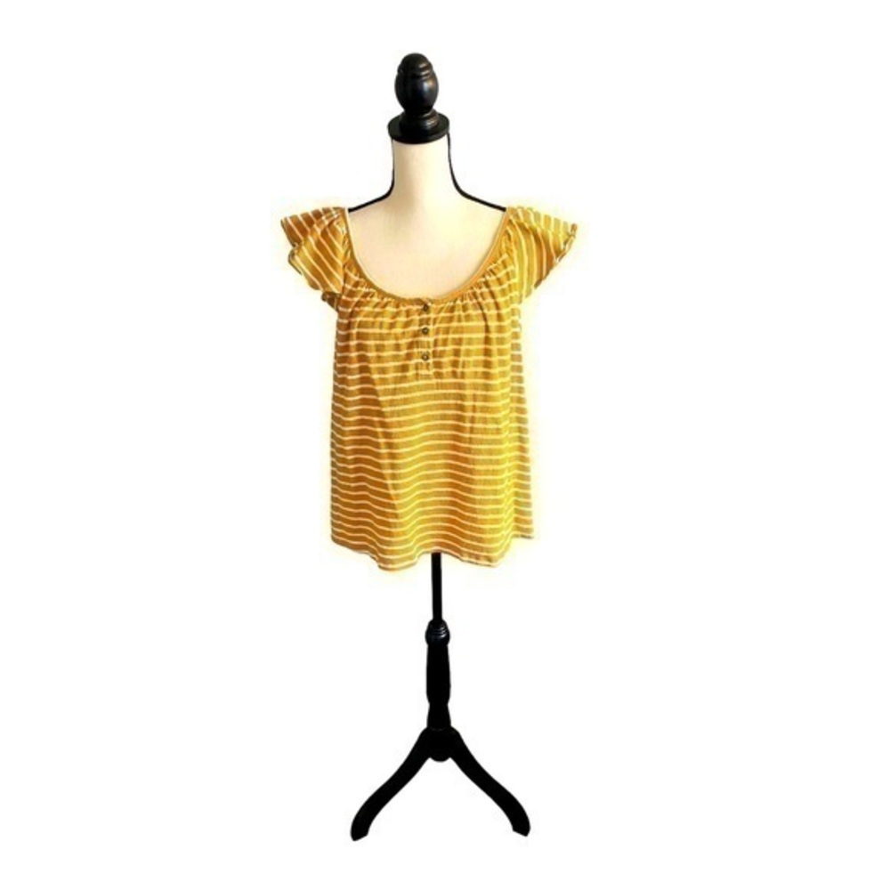 Old Navy Striped Knit Top Size Large